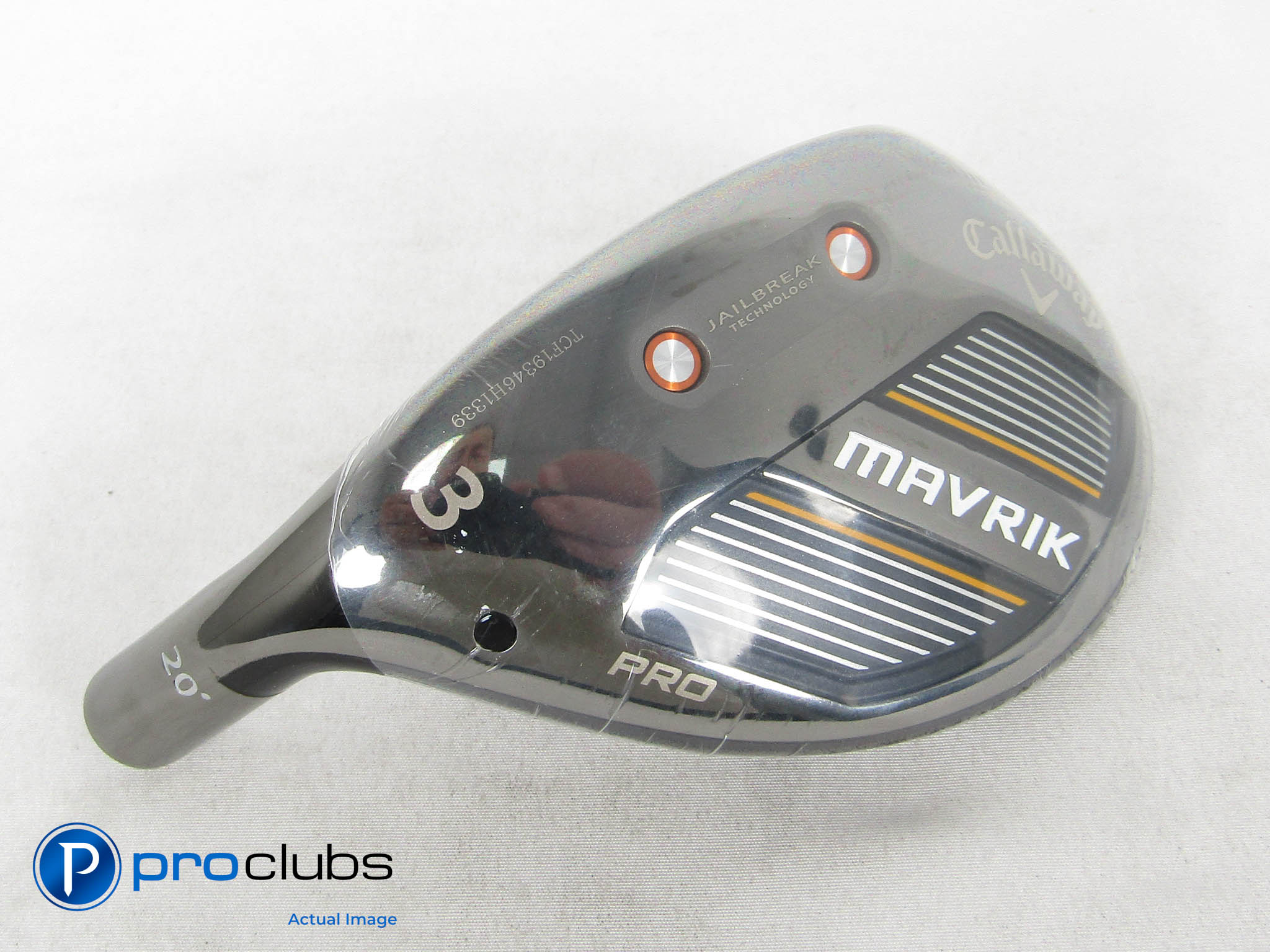 New! Left Handed Tour Issue Callaway Mavrik Pro 20* 3 Hybrid - Head Only #470711