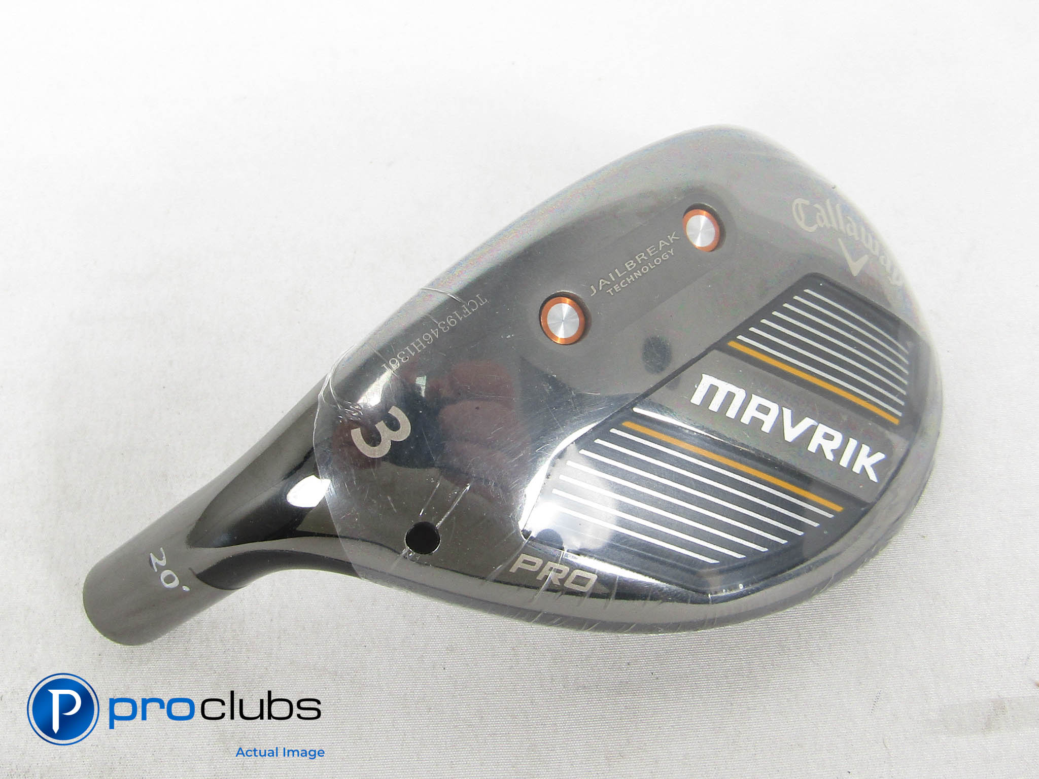 New! Left Handed Tour Issue Callaway Mavrik Pro 20* 3 Hybrid - Head Only #471020