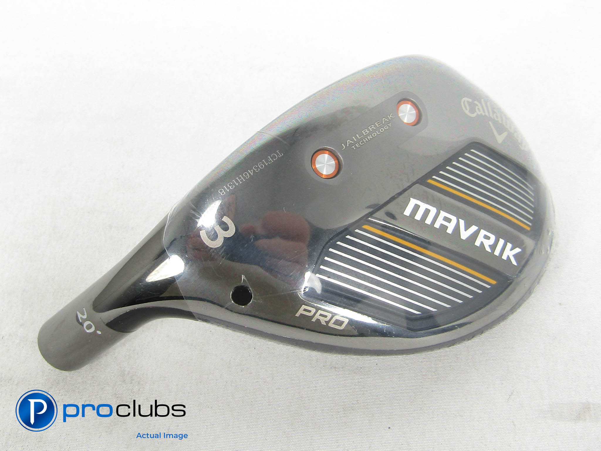 New! Left Handed Tour Issue Callaway Mavrik Pro 20* 3 Hybrid - Head Only #470720