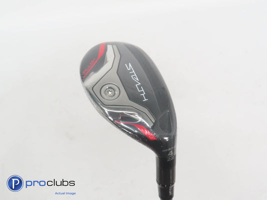 New! TaylorMade Stealth Plus+ Rescue 22* 4 Hybrid - HZRDUS 70g Regular - 359297