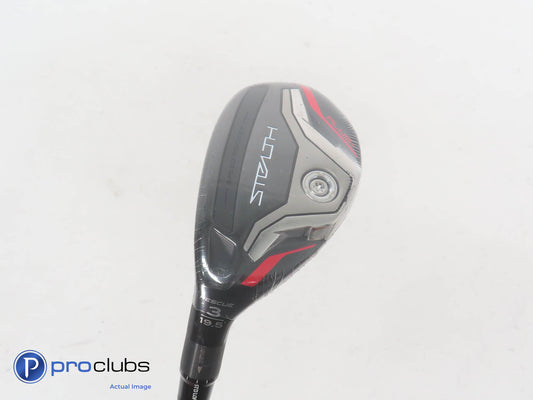 New! Left Handed TaylorMade Stealth Plus+ Rescue 19.5* 3 Hybrid - Stiff - 359299