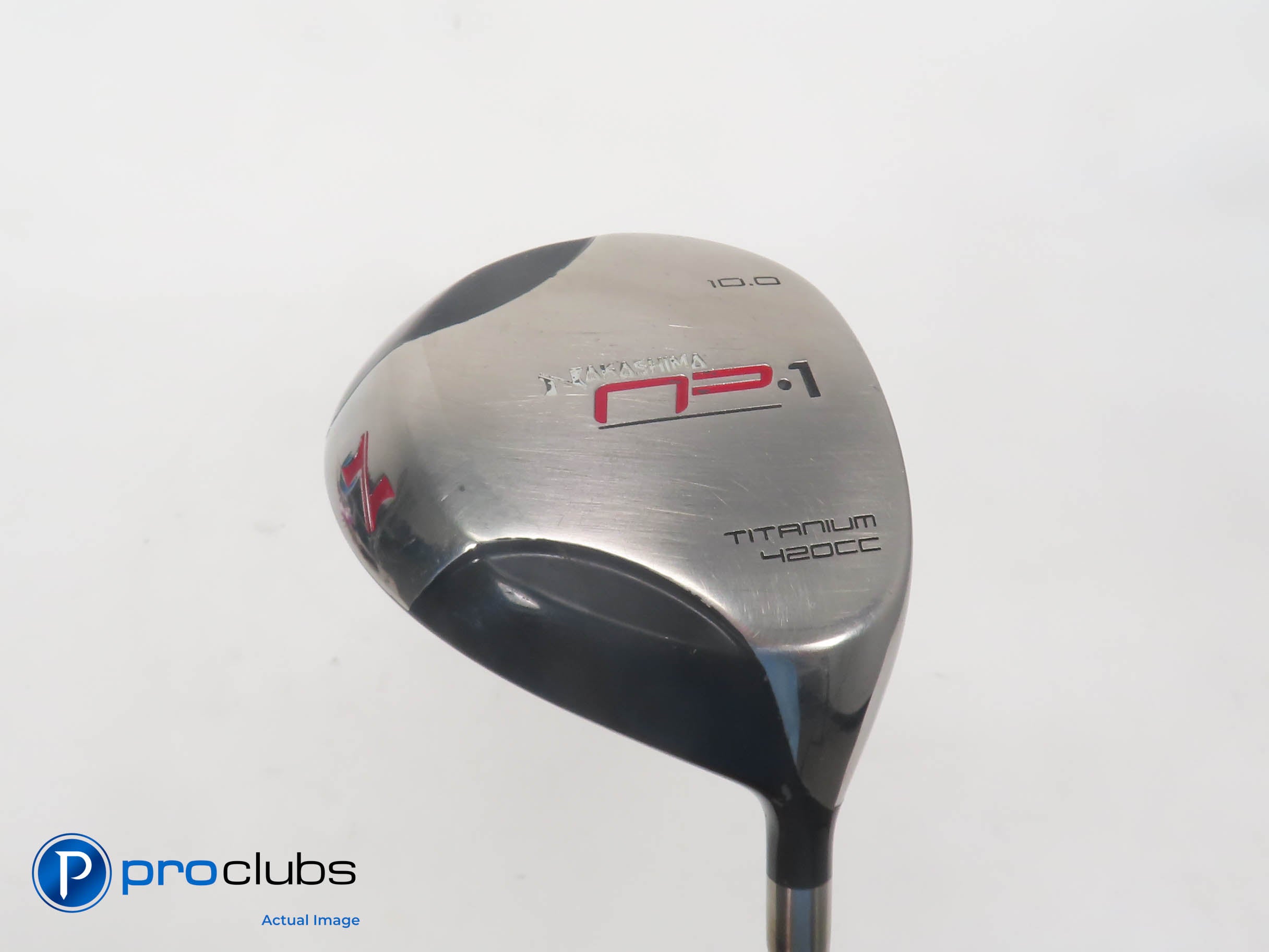 NAKASHIMA NP-1 420cc Titanium 10* DRIVER - Matrix Red Tie 5Q3 Stiff Flex 393247