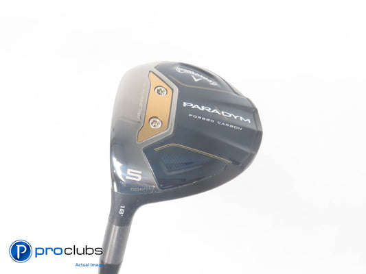 Left Handed Callaway Paradym 18* 5 Wood - Mitsubishi C6 Blue 50g Regular 384307