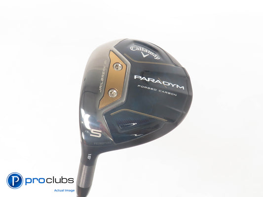 Left Handed Callaway Paradym 18* 5 Wood - Mitsubishi C6 Blue 60g Regular 384309