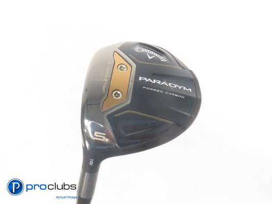 Left Handed Callaway Paradym 18* 5 Wood - Mitsubishi C6 Blue 50g Regular 384313