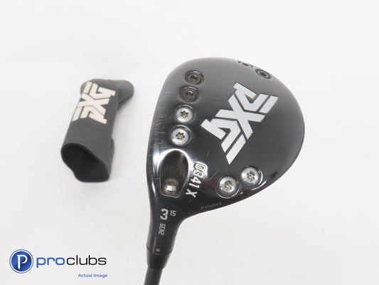 Nice! Left Handed PXG 0341X Gen2 15* 3 Wood w/Cover - Hzrdus Stiff Flex 350032