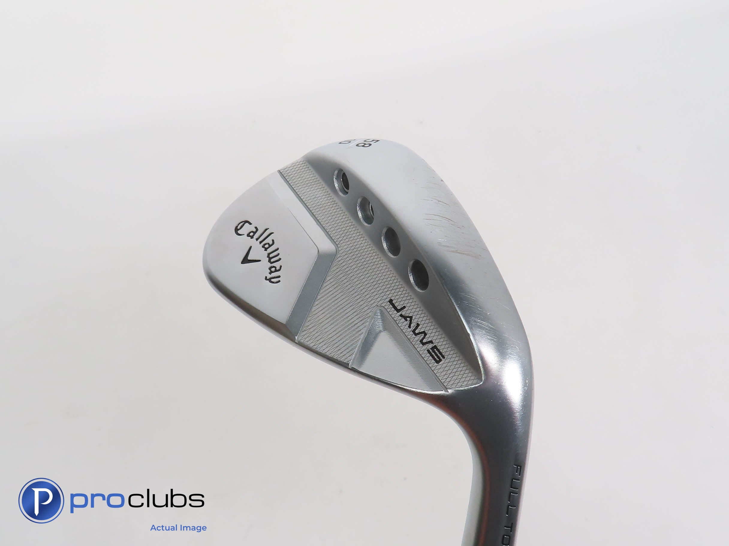 Callaway Jaws Full Toe Raw 58*(10*) Wedge - TT TI DG Spinner Wedge Flex - 331458