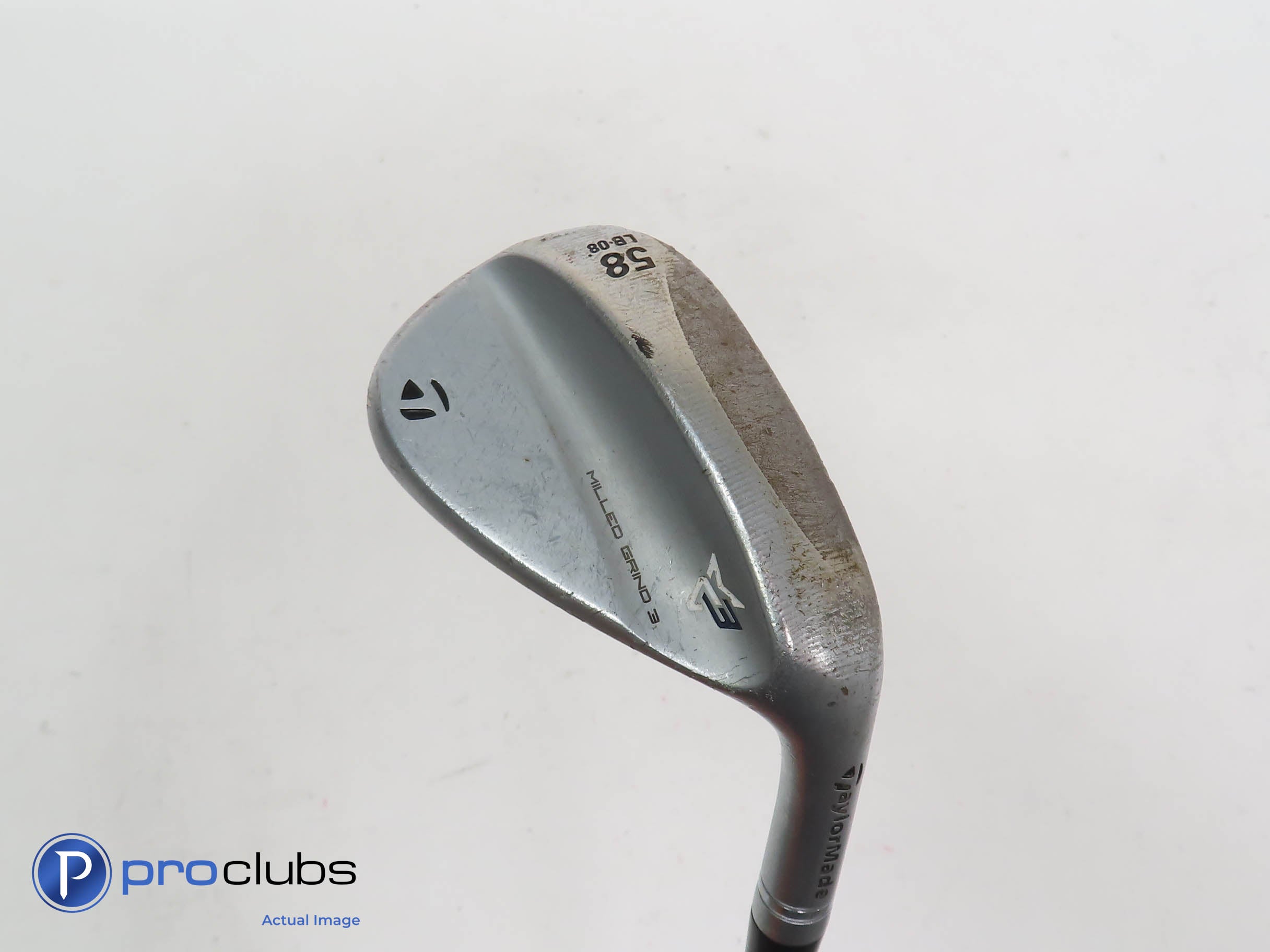 TaylorMade Milled Grind 3 Chrome LB 58*(8*) Wedge - Modus 120 Stiff Flex 359234
