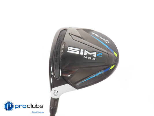 Left Handed TaylorMade SIM 2 MAX 15* 3 Wood - Accra Concept Regular M3 - 378476