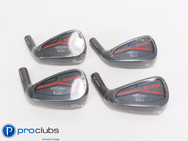 New! Cobra 2019 King Forged CB Black 7-PW Iron Set - Heads Only - 5023
