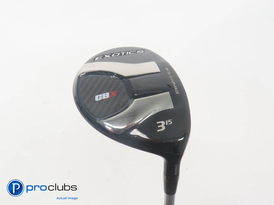 Tour Edge Exotics CBX 15* 3 Wood - Mitsubishi Tensei CK Orange 60 X-Flex #392227