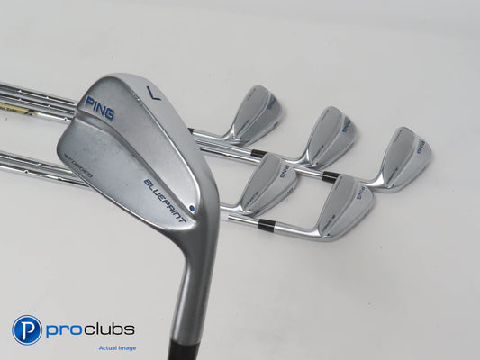 PING Blueprint Forged 5-PW IRON SET BlueDot DGX100 Extra-Stiff Flex +1/2" 378342