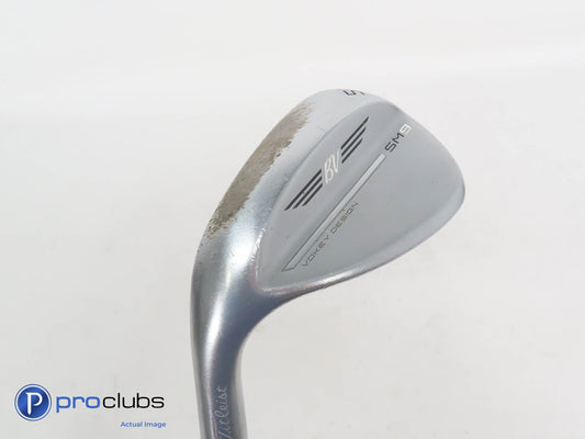 Left Handed Titleist Vokey SM9 Chrome D-Grind 56*(12*) Wedge - Wedge Flex 359206