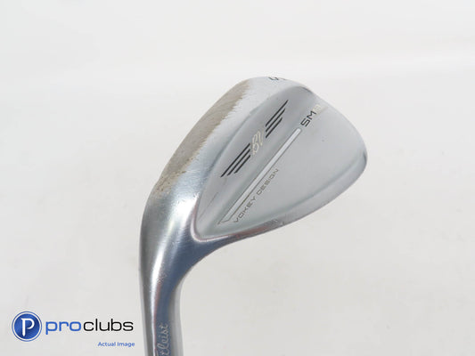 Left Handed Titleist Vokey SM9 Chrome D-Grind 58*(12*) Wedge - KBS Stiff 359205