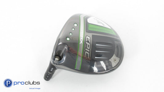 New! Left Handed Callaway 21' Epic MAX 10.5* Driver - Head Only w/Adapter 335816