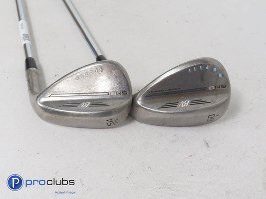 Nice Titleist Vokey SM9 RAW 54*,60* WEDGE SET - Modus Tour 120 Stiff Flex 364837