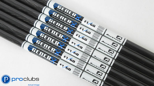 7- NEW AEROTECH GENER8 60 F1 LADIES FLEX GRAPHITE IRON SHAFTS .370 TIP #349522