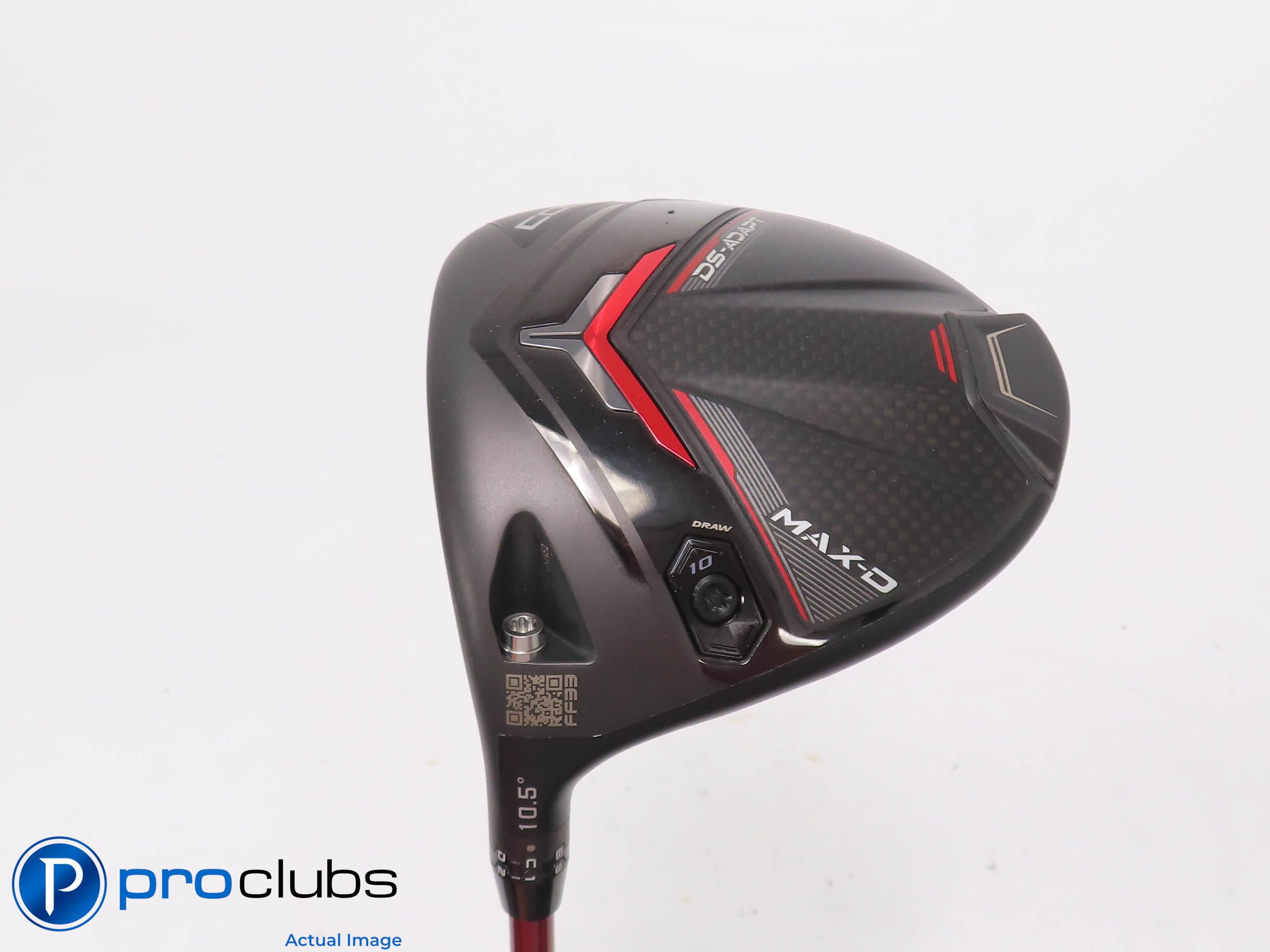 Left Handed Cobra DS-ADAPT MAX-D 10.5* Driver - Denali Red 50g Senior #473493