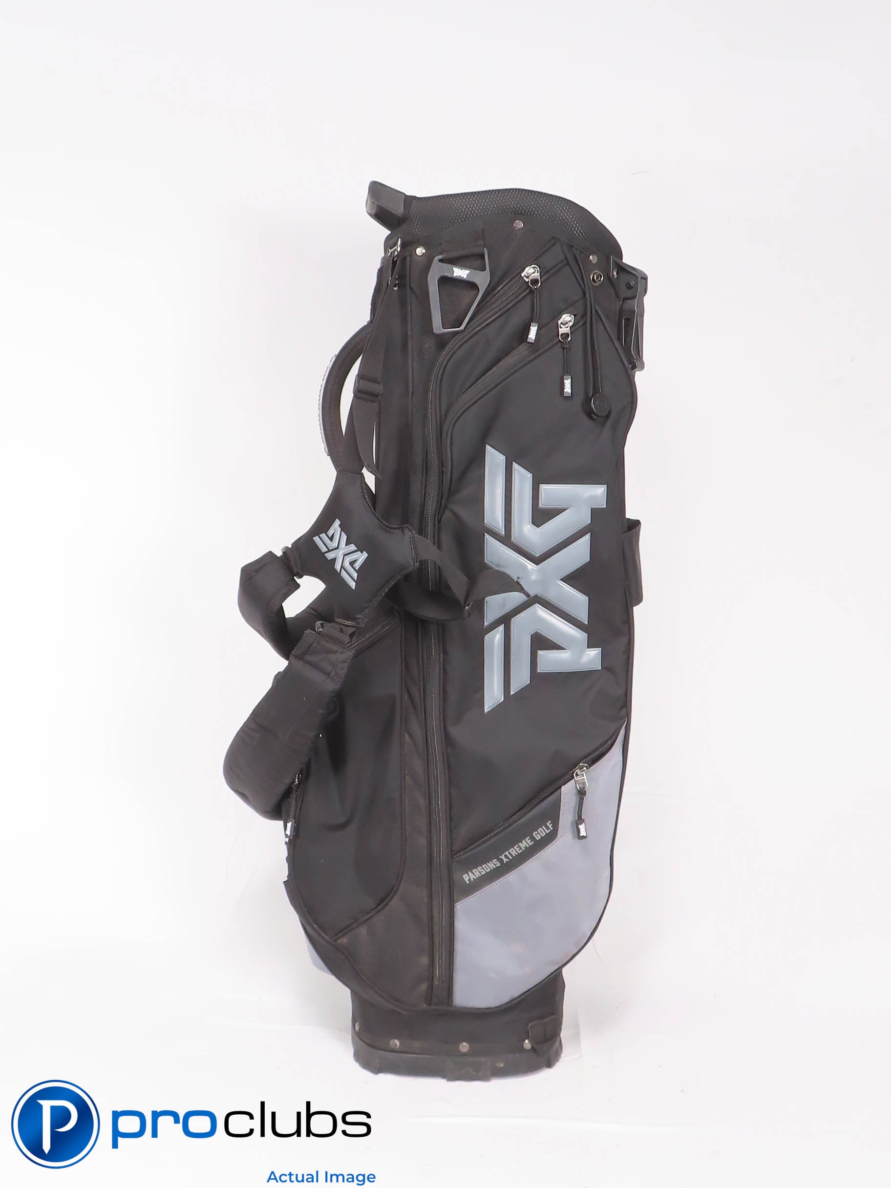 Nice PXG Xtreme Carry / Stand Golf Bag - Black / Gray 475137