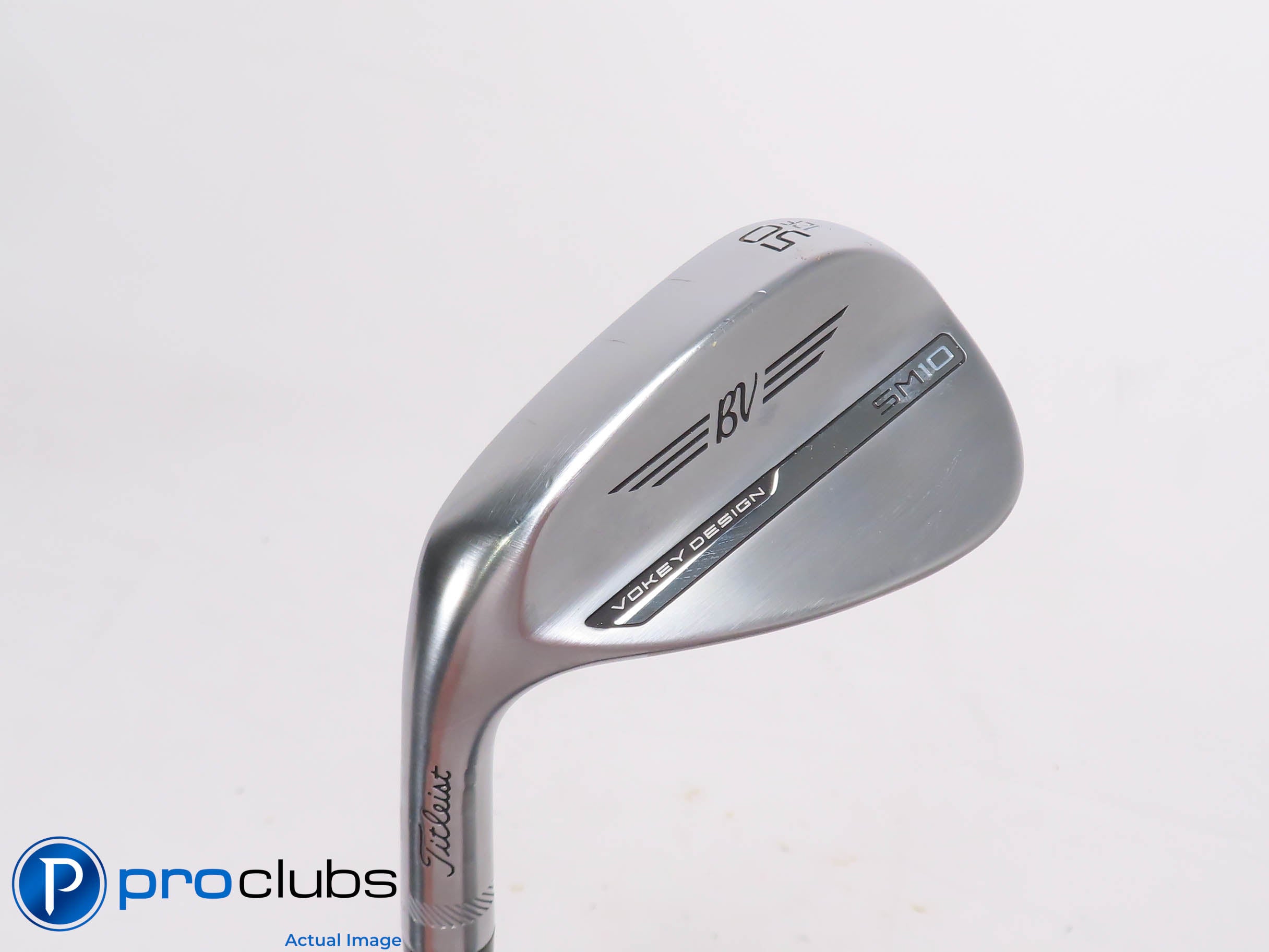 Left Handed Titleist Vokey SM10 Chrome F-Grind 50*(12*) Wedge -Wedge Flex 475407