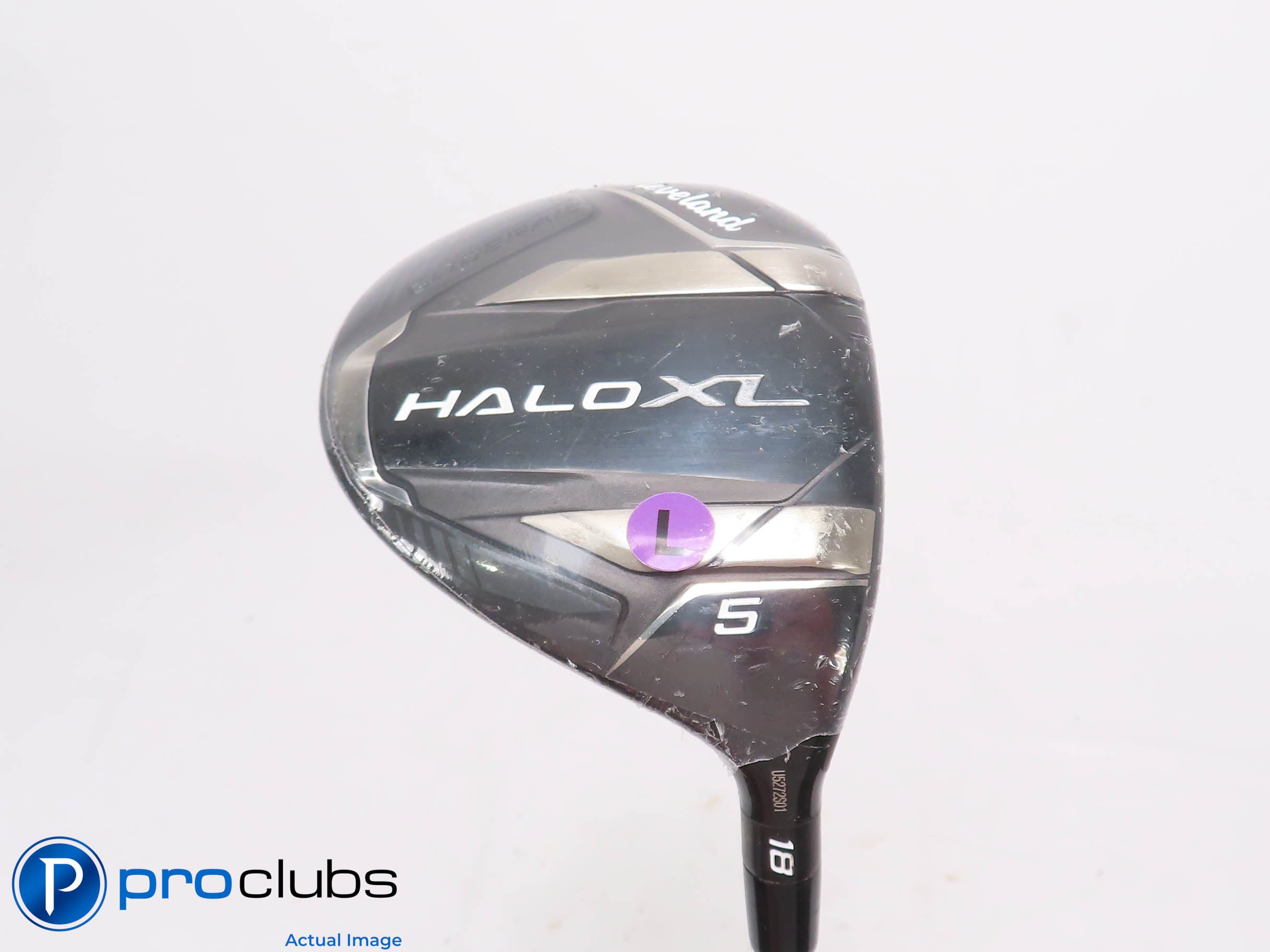 New! Ladies Cleveland Halo XL 18* 5 Wood - Ascent Blue 40g Ladies Flex - 475178