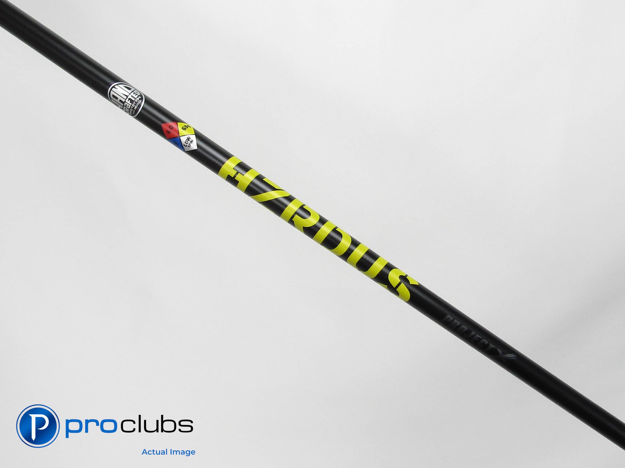 New! Project X Hand Crafted HZRDUS Yellow 63g 6.0 Stiff Driver Shaft #475460