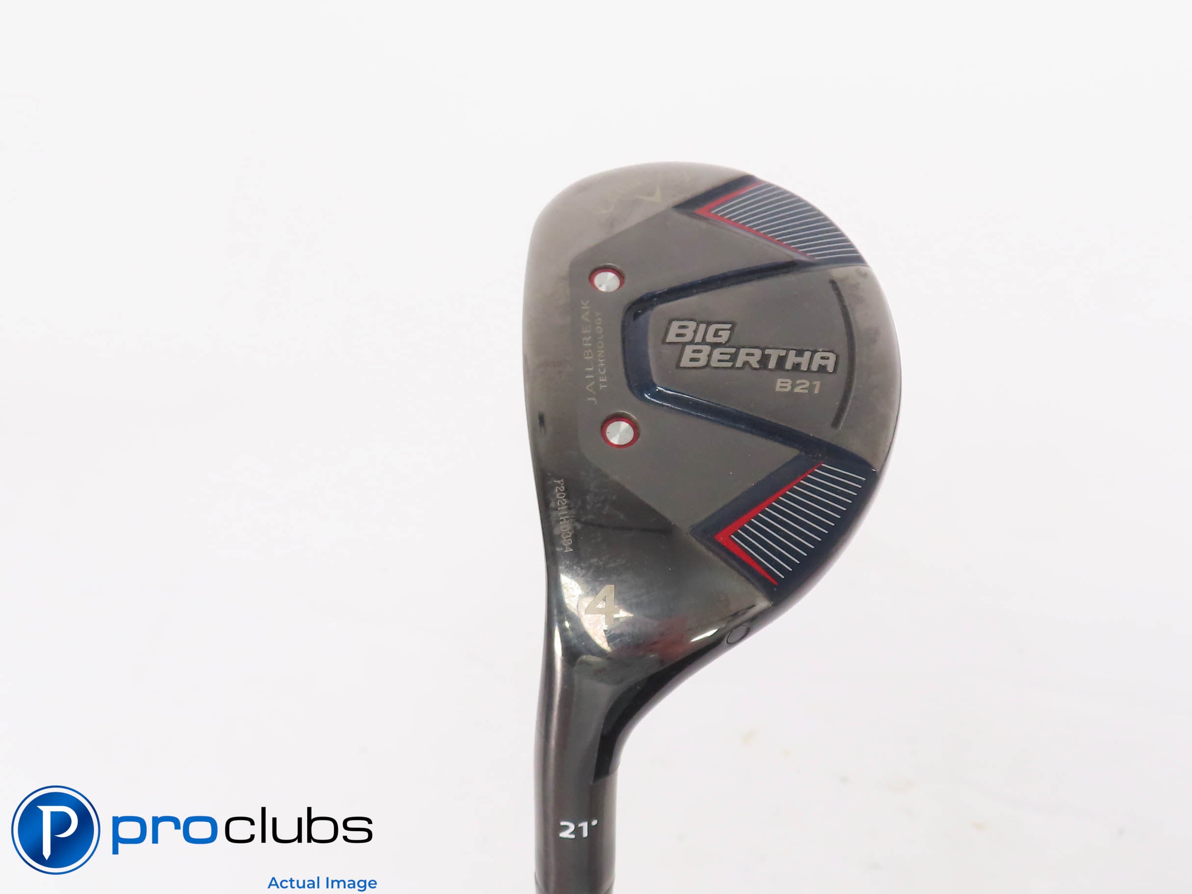 Left Handed Callaway Big Bertha B21 21* 4 Hybrid - Tensei Red 60g Senior #472210