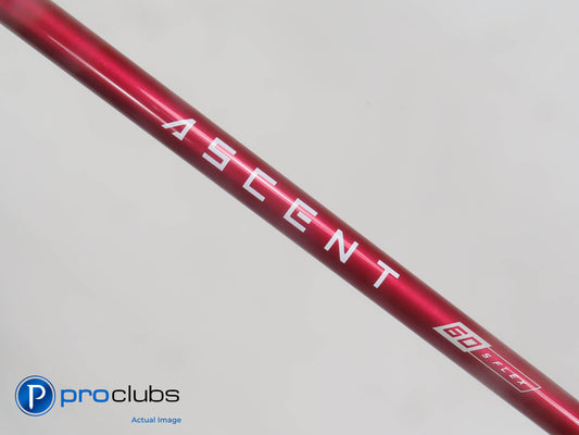 ALDILA ASCENT Red 60 Stiff Flex Driver Shaft w/ TaylorMade Tip #384563