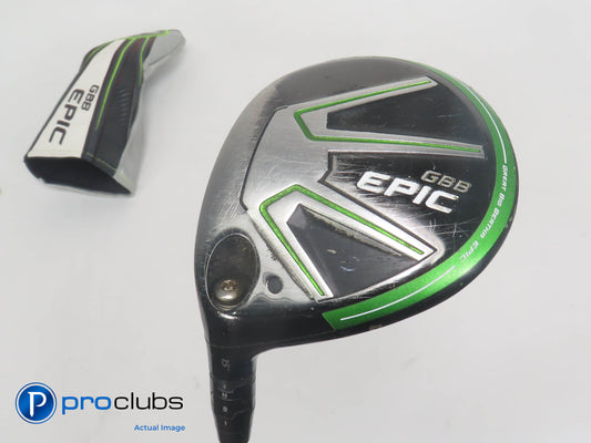 Left Handed Callaway GBB Epic 15* 3 Wood w/HC - Diamana 50g Regular Flex 387135