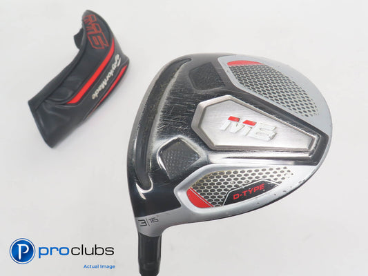 Left Handed TaylorMade M6 D-Type 16* 3 Wood w/HC - Bassara 42g Regular - 387140