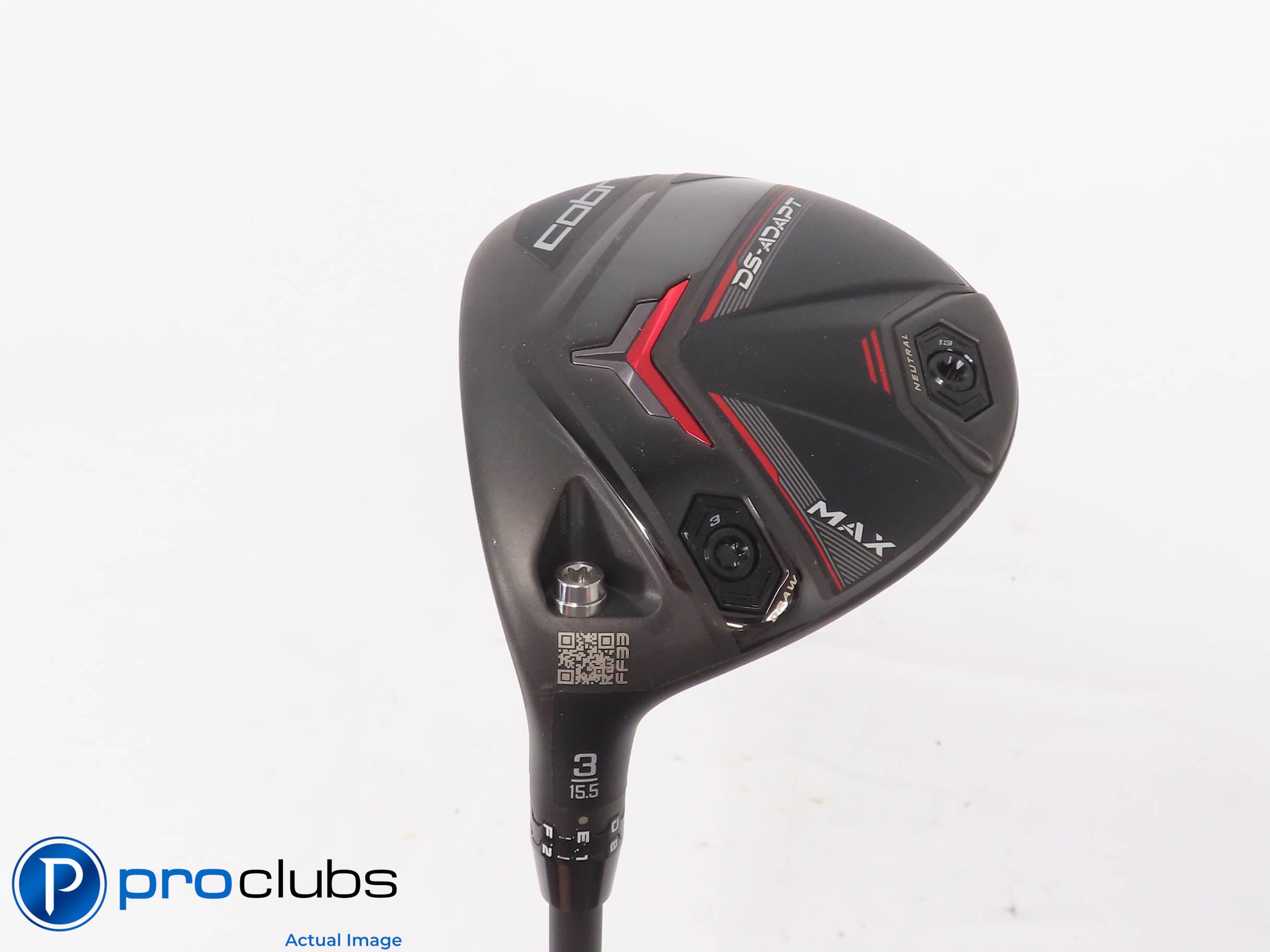Left Handed Cobra DS-ADAPT MAX 15.5* 3 Wood - Vanquish 4-R Regular - 473501