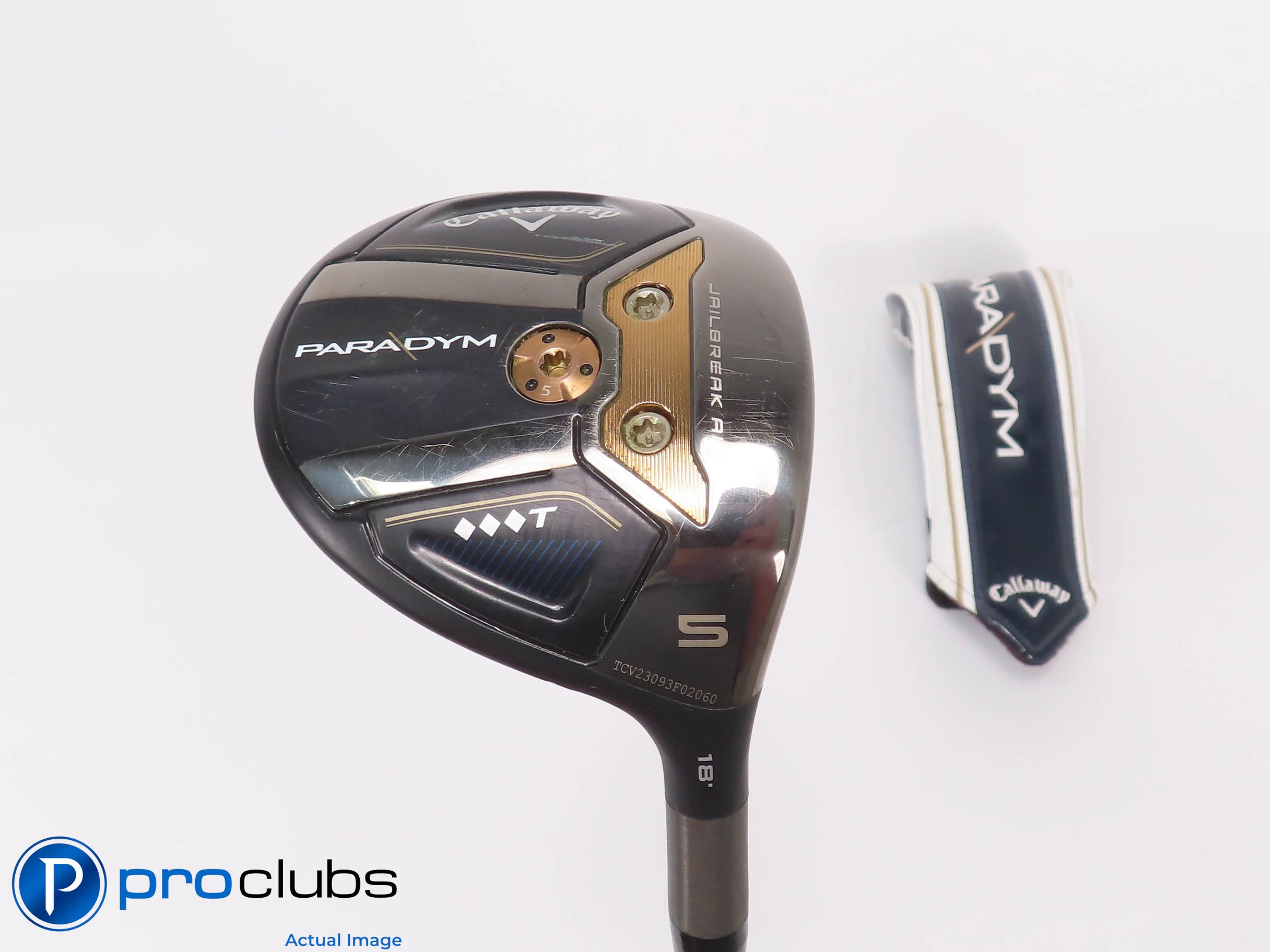 Tour Issue Callaway PARADYM Triple Diamond T 18* 5 WOOD w/HC Senior Flex 475113