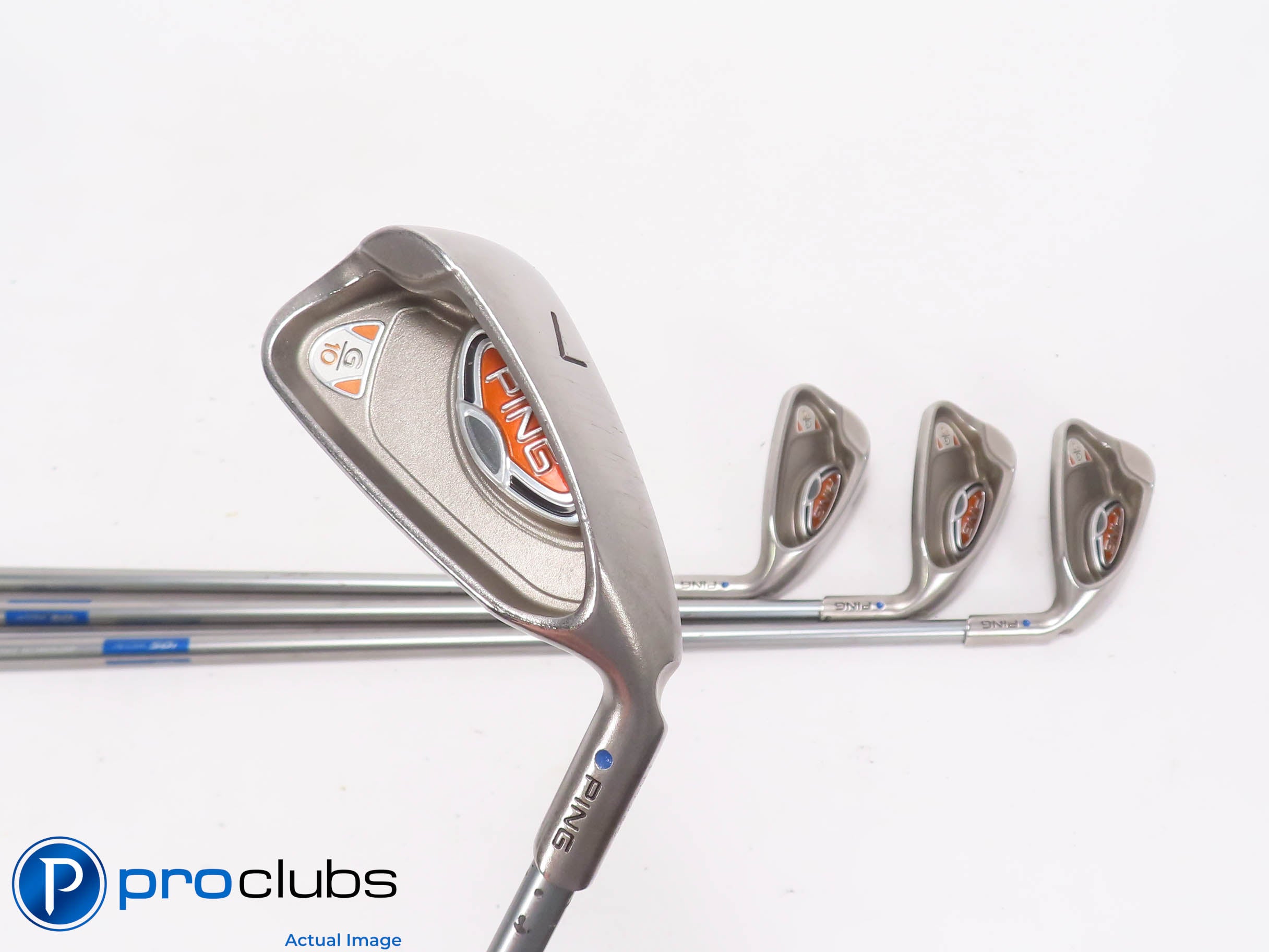 Ping G10 7-PW IRON SET Blue Dot - Accra 50 Senior Flex Graphite +1/2" 474665