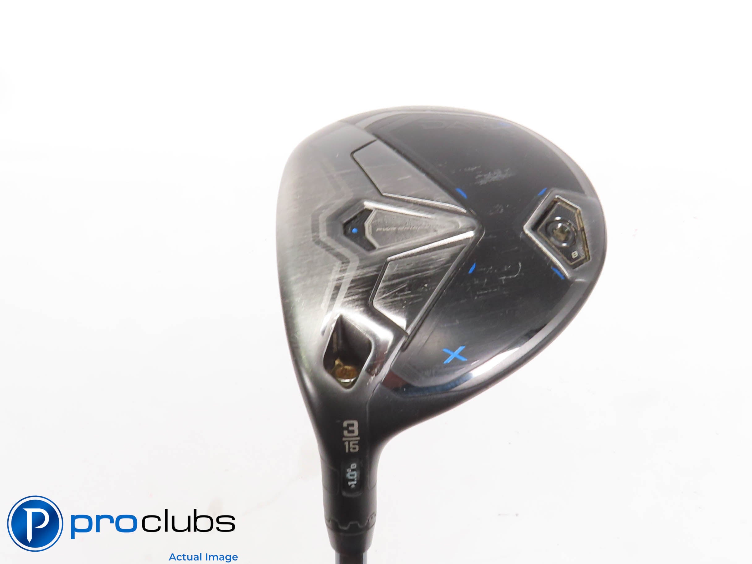 Left Handed Cobra DARKSPEED X 15* 3 WOOD - LINQ Blue 6F3 Regular Flex 428925