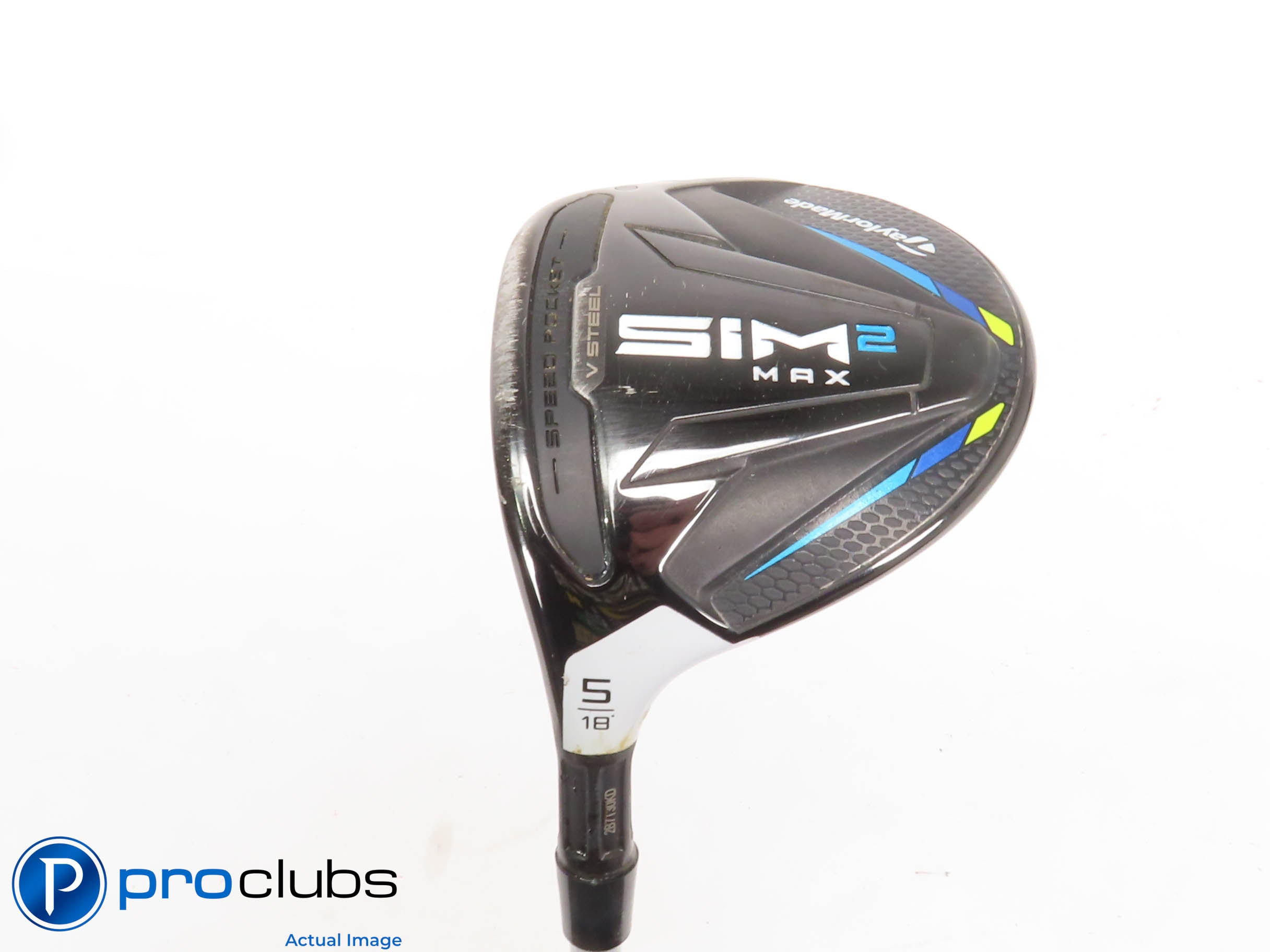 Nice Left Handed Ladies TaylorMade SIM 2 MAX 18* 5 WOOD - NV Ladies Flex 432803