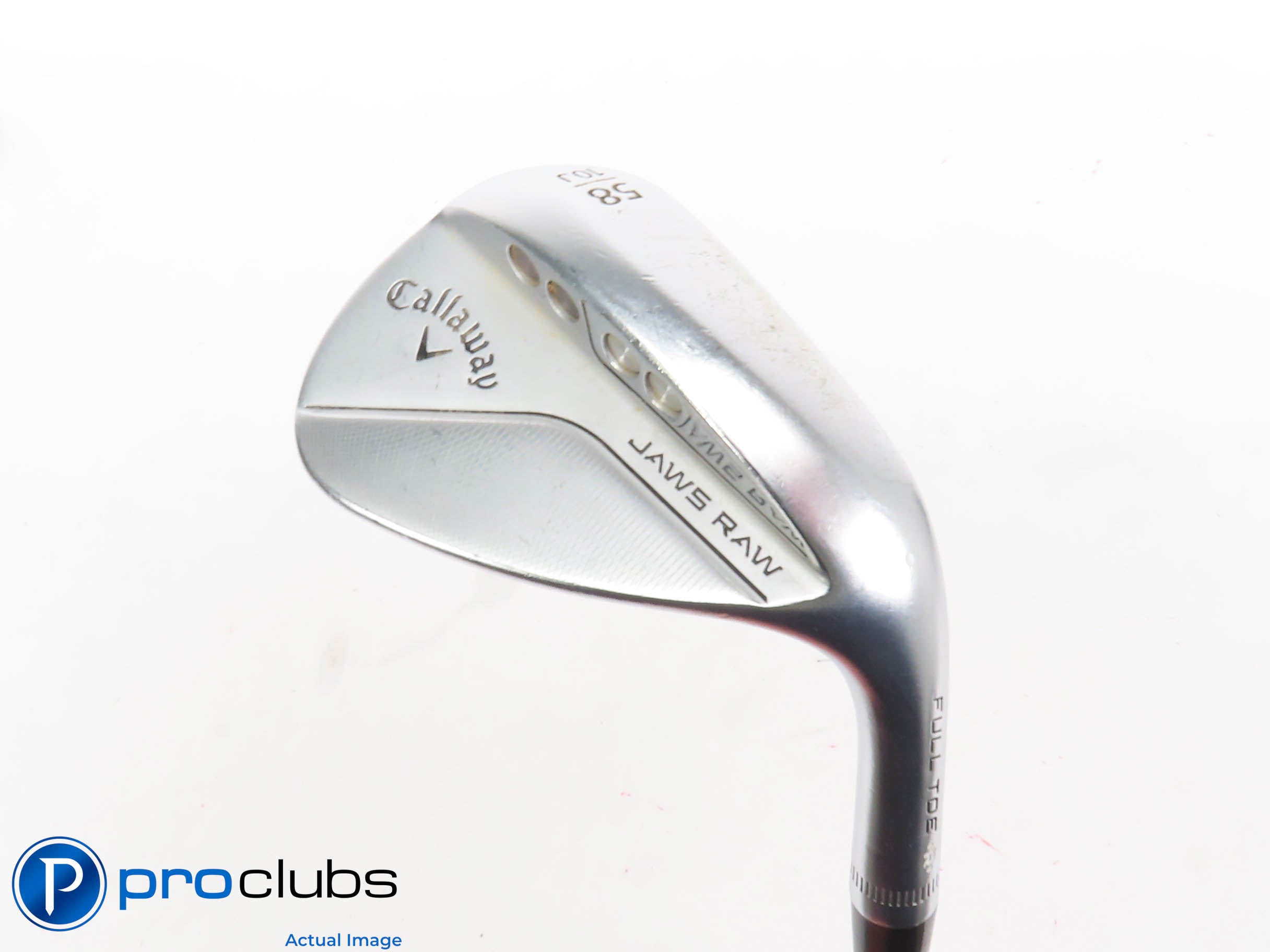 Nice Callaway JAWS RAW FULL TOE 58*(10*) WEDGE J-Grind - Modus Wedge Flex 429795