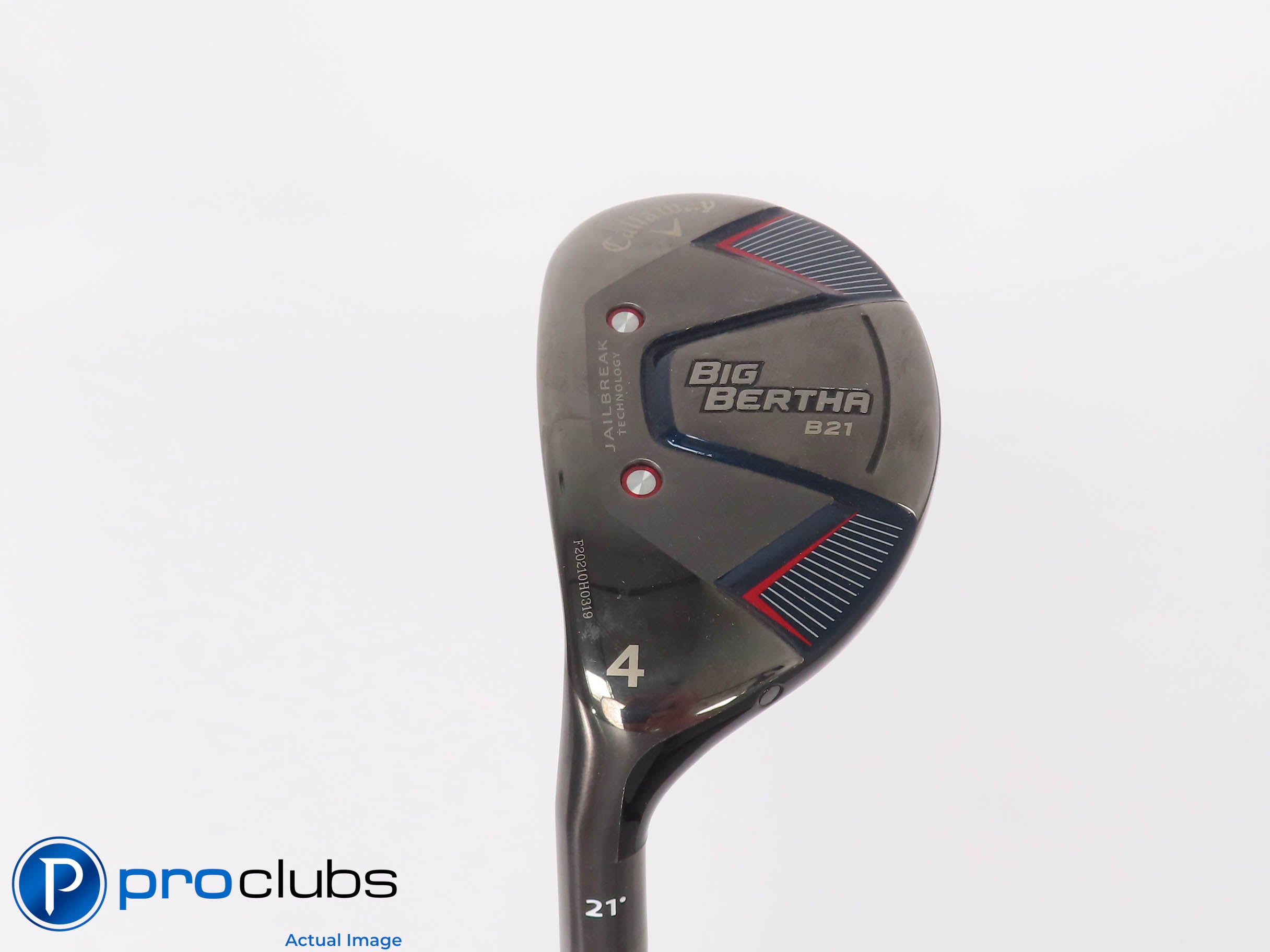 Left Hand Callaway Big Bertha B21 21* 4 Hybrid - Tensei Red 60g Senior - 472211
