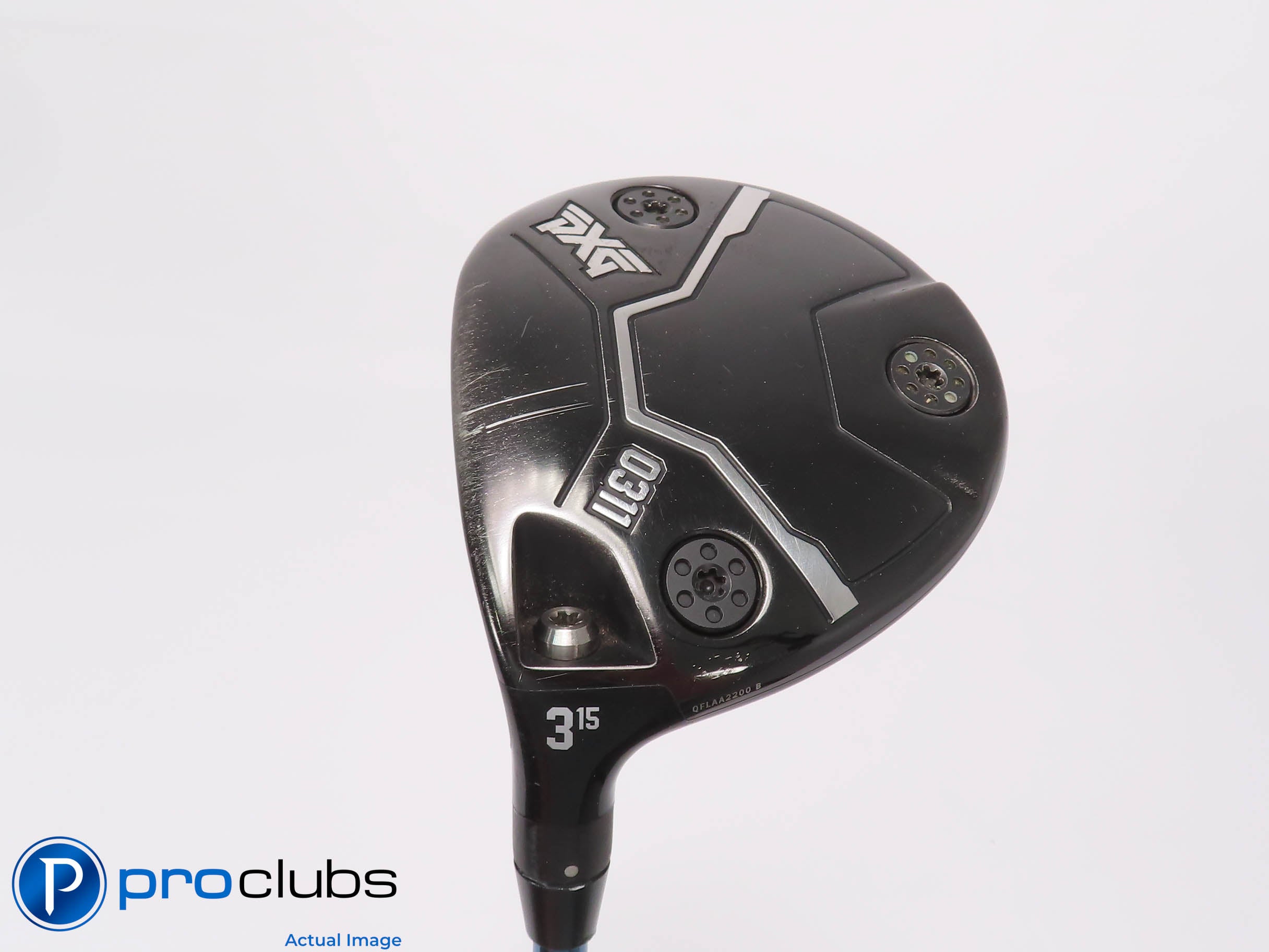 Left Handed PXG 0311 BLACK OPS 15* 3 Wood - HZRDUS RDX Smoke Blue Stiff #473639