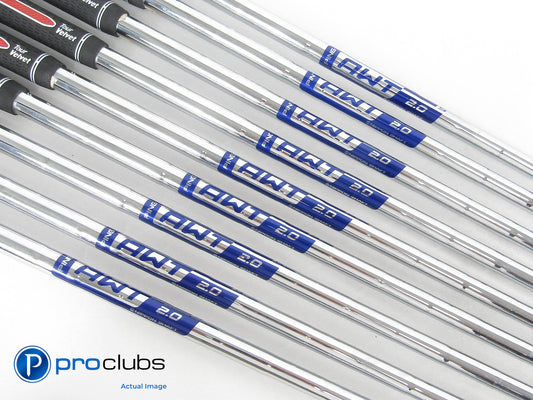 9 Piece Nippon PING AWT 2.0 Stiff Flex Steel Iron Shafts (3-PW, W) .355" #425102