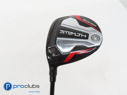 Nice Left Hand TaylorMade Stealth Plus+ 15* 3 Wood - HZRDUS SMOKE RED RDX 5.5