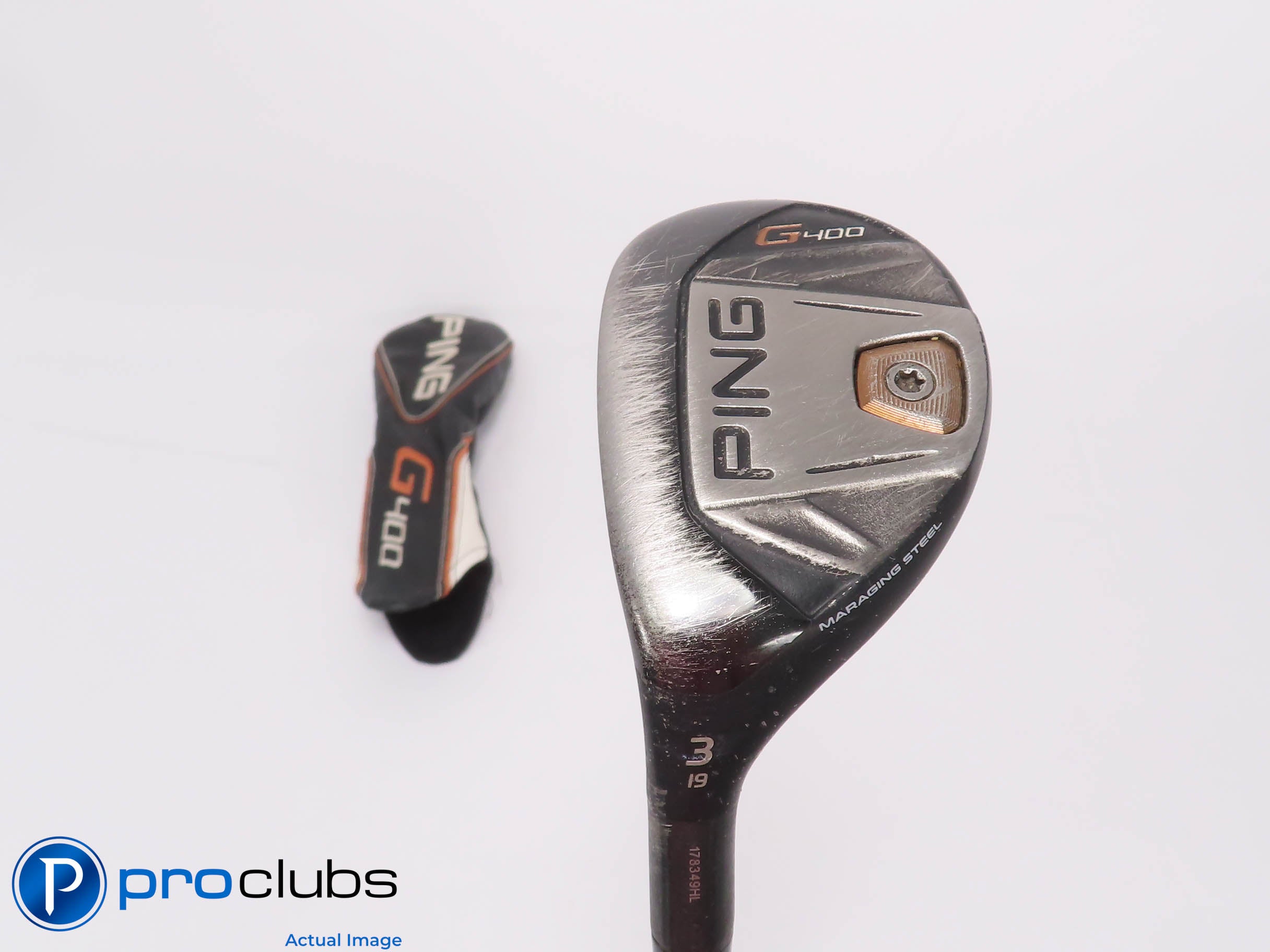 Left Handed Ping G400 19* 3 HYBRID w/Cover - Ping Alta CB 70 Stiff Flex 475654