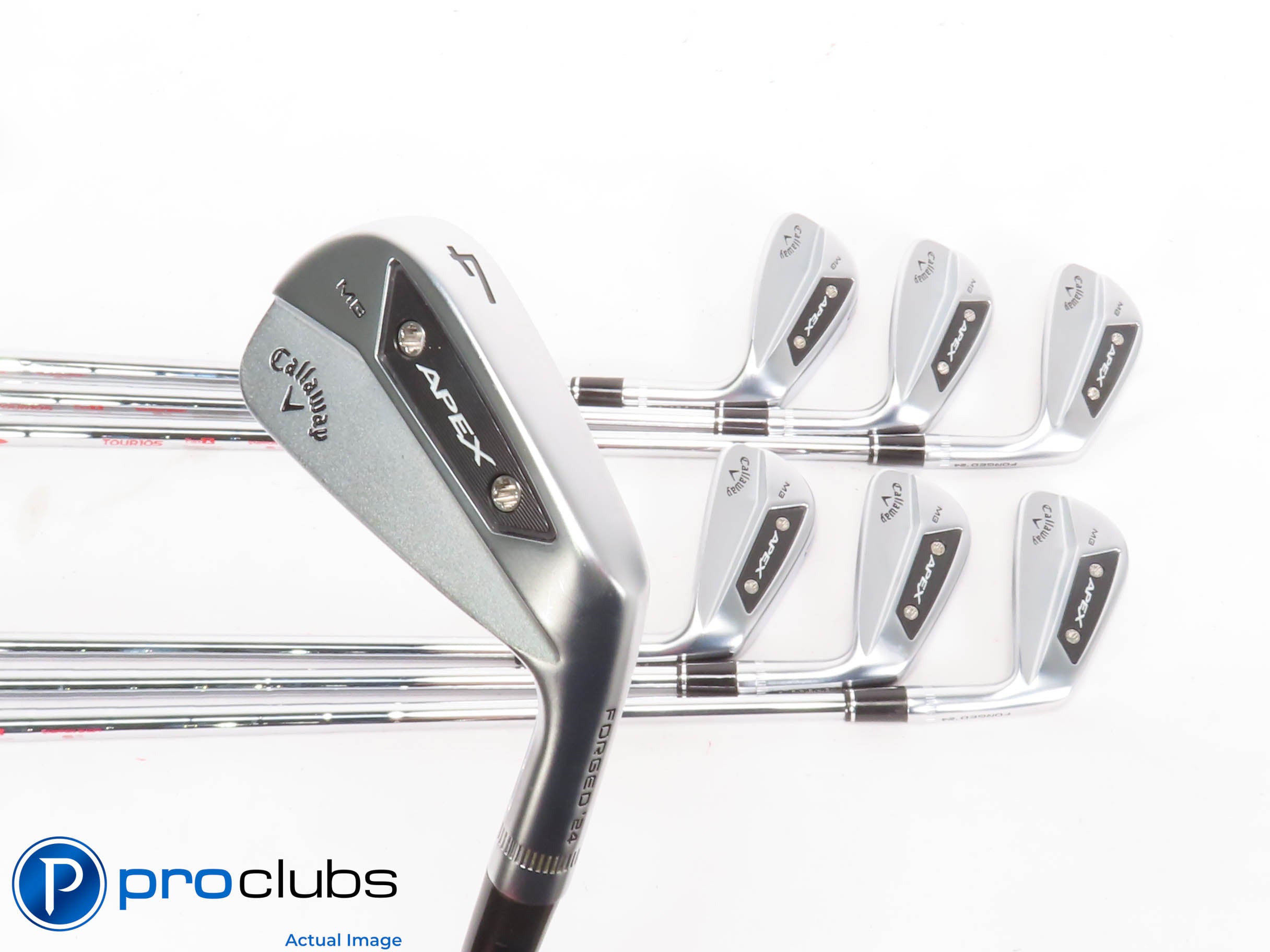 Nice Callaway '24 APEX MB Forged 4-PW IRON SET - Modus 105 X-Flex Steel 434230
