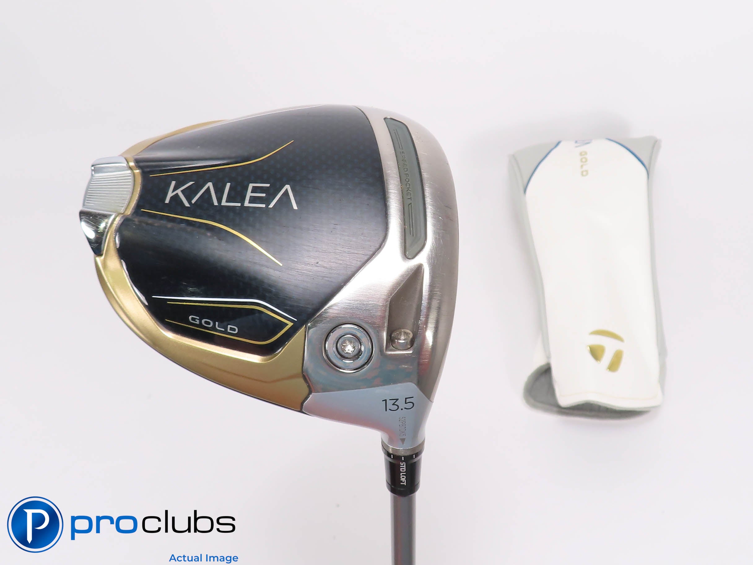 Ladies TaylorMade KALEA GOLD 13.5* Driver w/HC - TM 40g Ladies Flex #475471