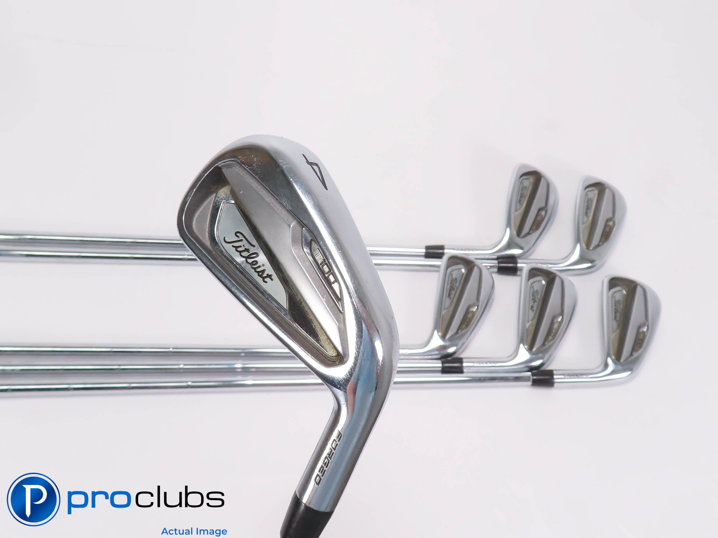 Titleist '19 T100 Forged 4-9 IRON SET - DG S300 Stiff Flex Steel +1/2" 475624