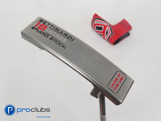 Bettinardi STUDIO STOCK 18 303SS 34" Putter w/Cover - 388106