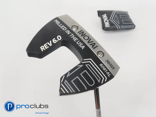 BETTINARDI INOVAI REV 6.0 SINGLE BEND PUTTER 34.5" w/HEADCOVER # 388265