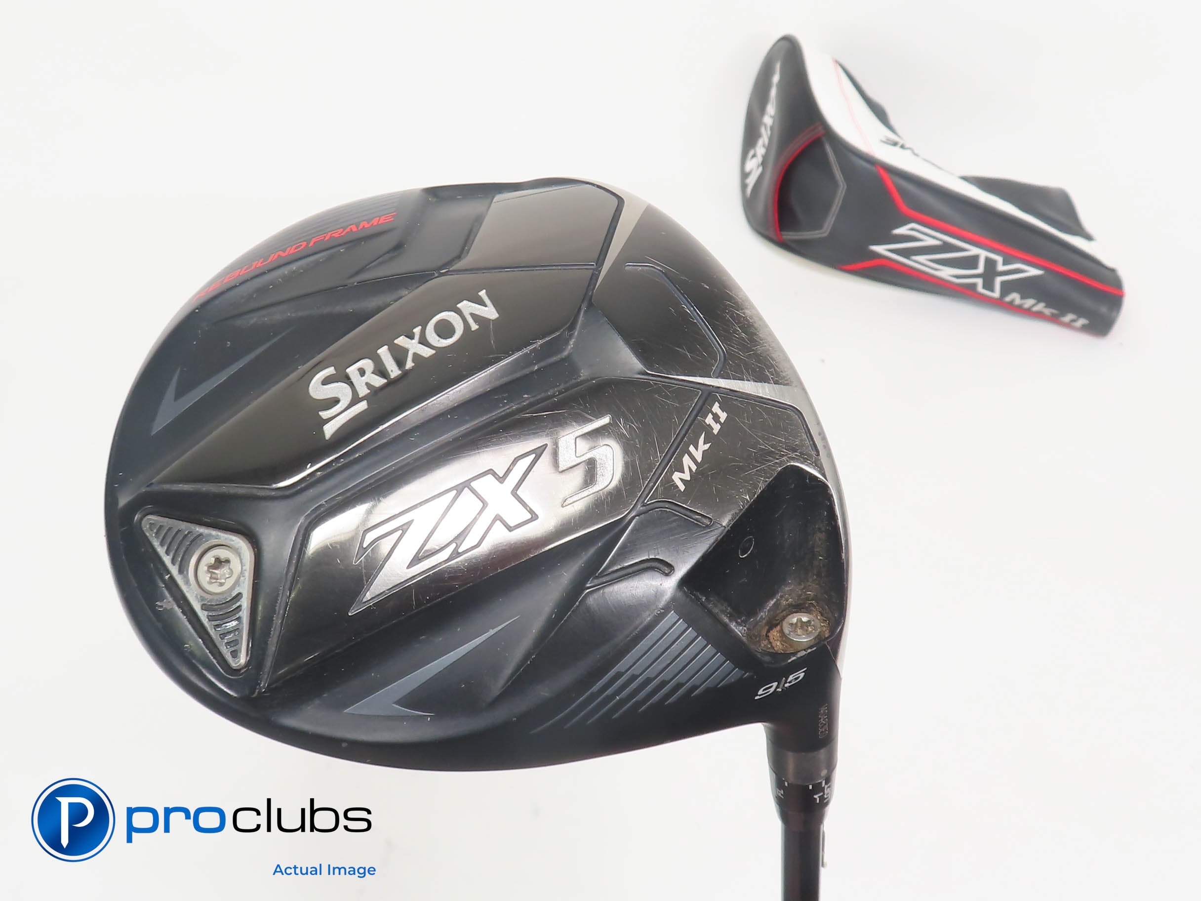 Nice Srixon ZX5 MK II 9.5* DRIVER w/Cover - HZRDUS RDX 60g Regular Flex 387215