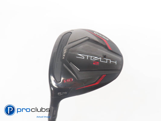 Nice Left Handed TaylorMade STEALTH 2 HD 19* 5 WOOD Speeder Regular Flex 386290