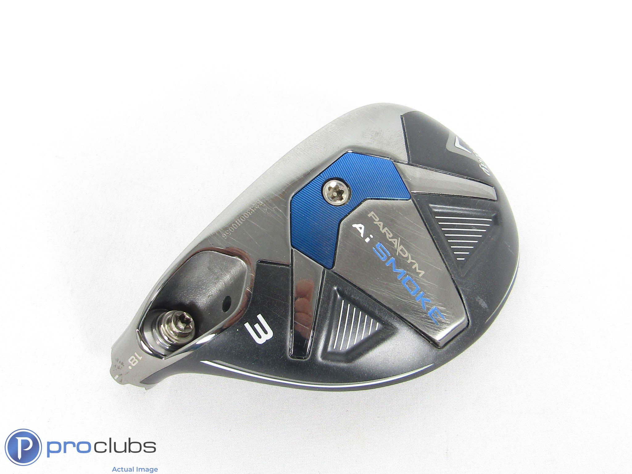 Left Handed! Callaway Ai Smoke 18* 3 Hybrid - Head Only - 434666