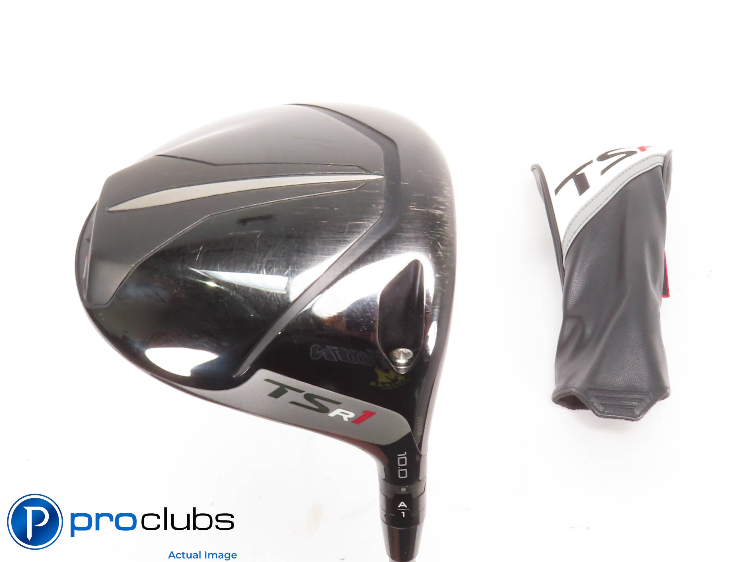 Nice Titleist TSR1 10* DRIVER w/Cover - MMT Sliver 40 Regular Flex 434120